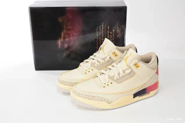 Rep Husky Balvin x Jordan J FN0344-901 Air 3 Sunset Medellin 0508